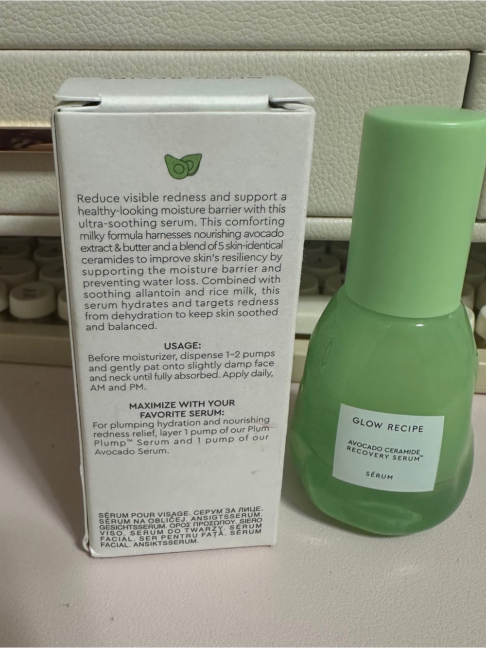 GLOW RECIPE Avocado Ceramide Recovery Serum - 30 mL / 1 oz • $45 at Sephora NEW - Picture 6 of 9